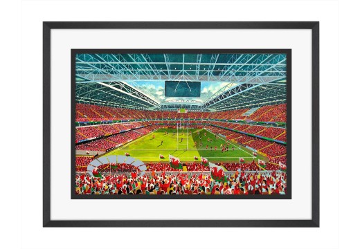 Millennium Stadium Fine Art Print - Wales Rugby Union Millennium Stadium Fine Art Print - Wales Rugby Union